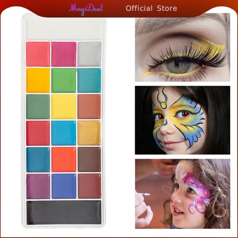[MAGIDEAL] Face Body Paint Paint Paint Paint Painting Palette เครื่องแต่งกาย Professional Face Paint