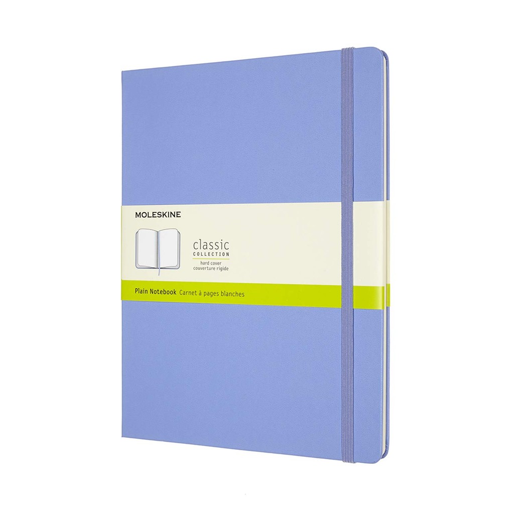 Moleskine Classic Notebook Hard Cover Plain Xl ขนาด (19ซม. X 25ซม.) Hydrable Blue Qp092B42
