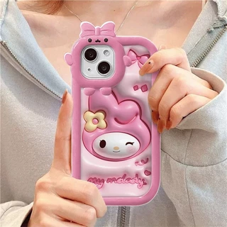 เคสลายการ์ตูน iPhone 16 15 Pro Max 11 Pro Max 14 Pro พสัส 13 Pro Max 15 Plus 12 Pro Max 14 XR XS Max ไอโฟน 7 8 Plus