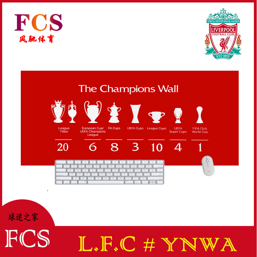 2025 Liverpool Carabao Cup League EFL Champion แผ่นรองเมาส์หนาขนาดใหญ่ LFC พัดลมฟุตบอลวันเกิด 30 * 6