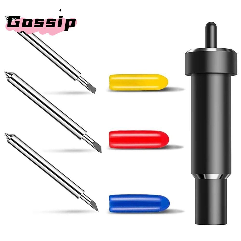 GOSSIP ใบมีดพล็อตเตอร์, โลหะเรียบใบมีดตัดลึก, 30 45 60 องศาเปลี่ยนใบมีดสําหรับ Cricut Explore 3/Air 