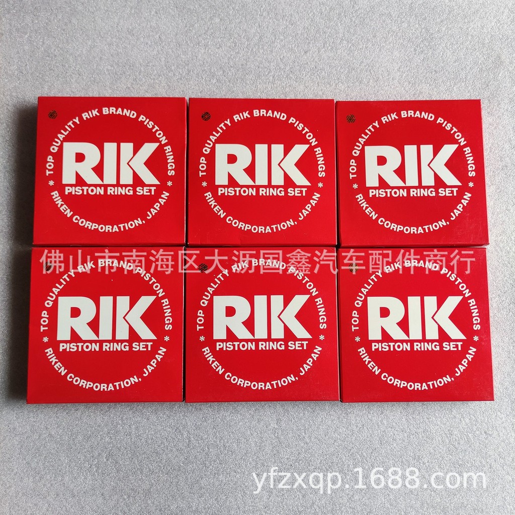 เหมาะสําหรับ MITSUBISHI 6D24 6D22 เครื่องยนต์แหวนลูกสูบ 4MM Original RIK FUSO MITSUBISHI FUSO