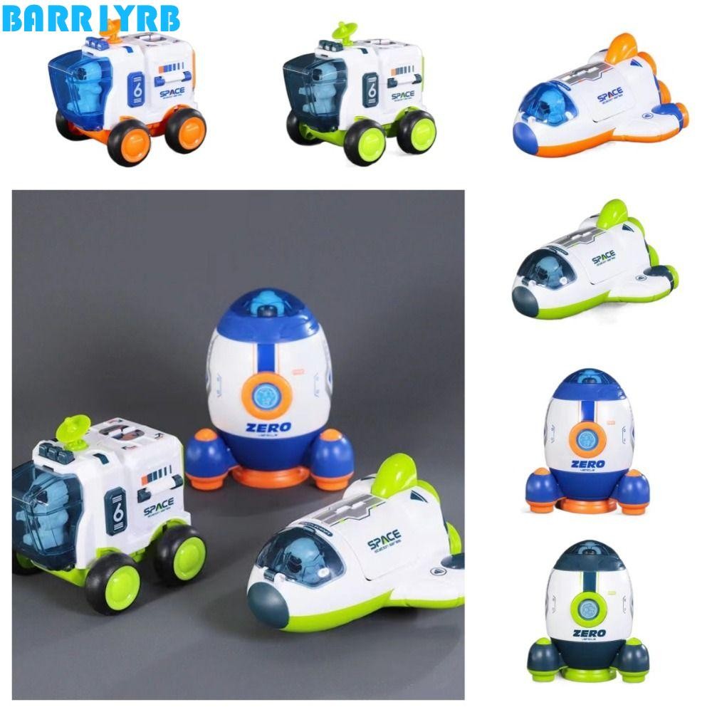 BARR1YRB ของเล่นสํารวจอวกาศ, ยานอวกาศ Space Vehicle Rocket Inertia รถของเล่น, เครื่องบินการศึกษา Mini นักบินอวกาศเด็กวัยหัดเดิน/เด็ก/เด็ก