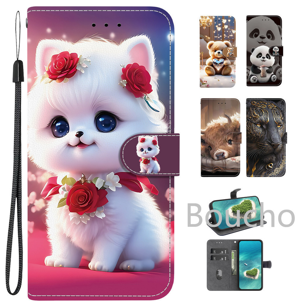 สําหรับ LG K62 K52 Q52 K61 K71 K51S K41S K40S K50 Q60 K42 Stylo 7 6 5 กํามะหยี่G9 4G 5Gแมวดอกไม้กระเ