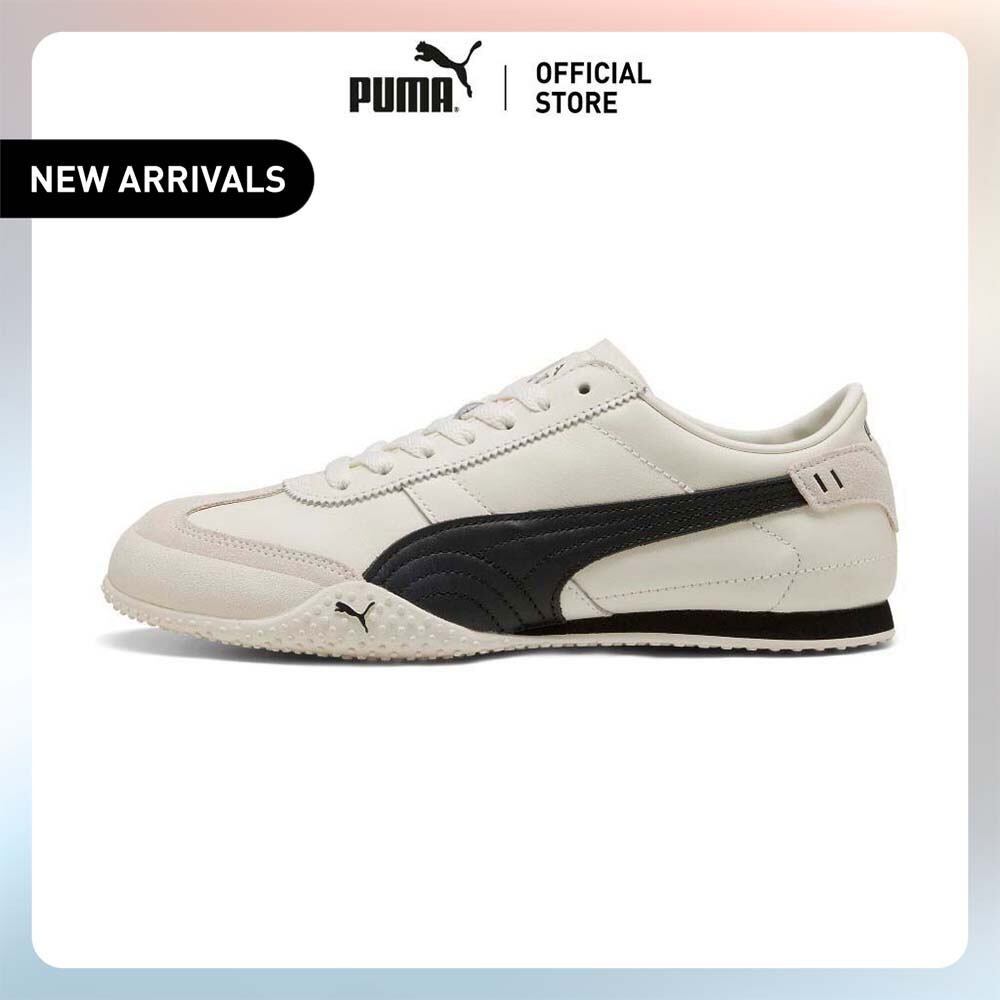 PUMA Bella UT Leather Warm White- Black- 40218601