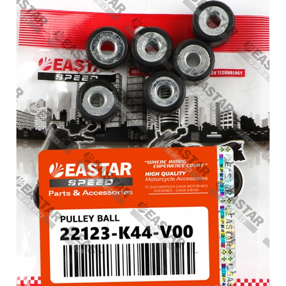 ชุดลูกกลิ้ง Beat Fi Pulley Ball 16G - 22123-K44-V00 - 6 ชิ้น