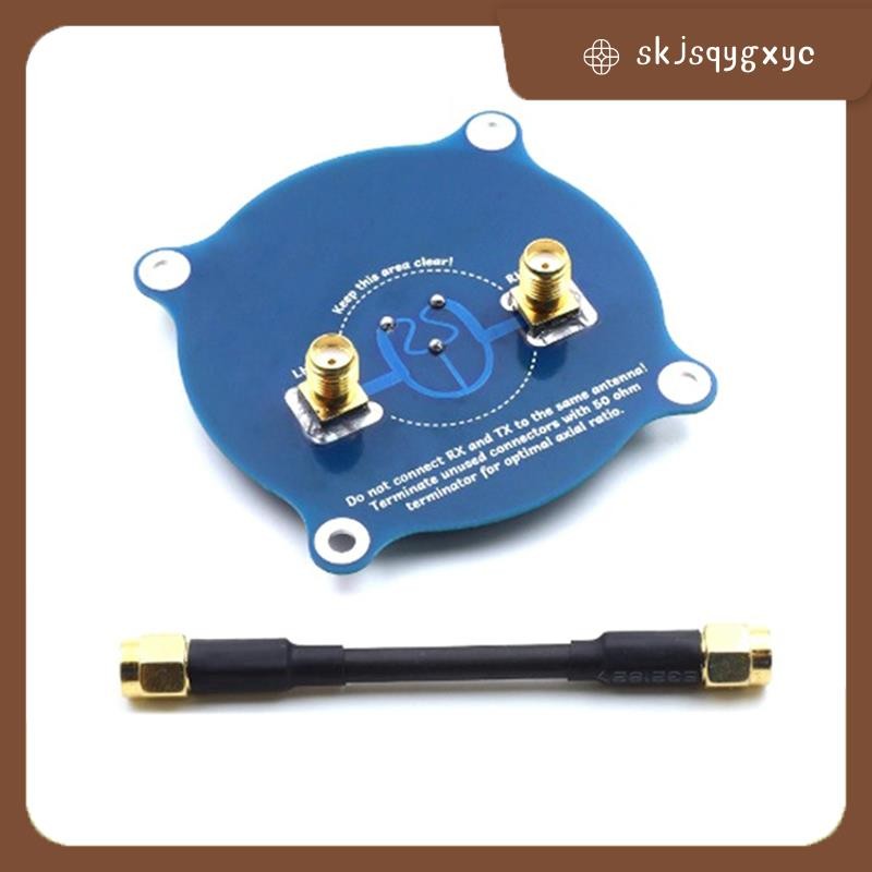skjsqygxycTriple Feed Patch Array Antenna 5.8G 9.4DBI Circular Polarized FPV Antenna forRC Fatshark 