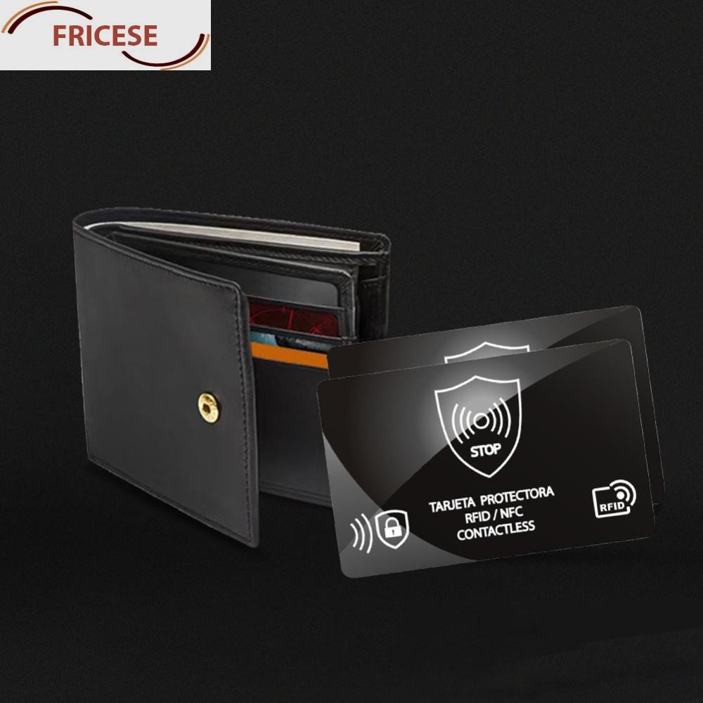 5 ชิ้น RFID Blocking Card One Card ป้องกันยางกระเป๋าสตางค์ RFID Card Blocker Ultra Thin แบบพกพาบัตรเ