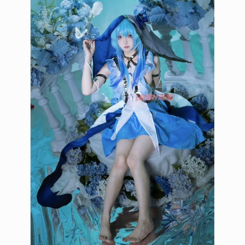 【พร้อมส่ง】wuthering waves Cosplay Wig figure anime ชุดคอสเพลย์ cartethyia changli Cartethyia คอสเพลย