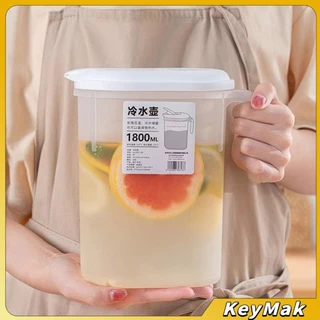 KeyMak เหยือกน้ำสไตล์ญี่ปุ่น จุปริมาณได้เยอะ 1800ml/2500ml เนื้อหนาทนทาน ขวดน้ําขนาดใหญ่ Cold kettle