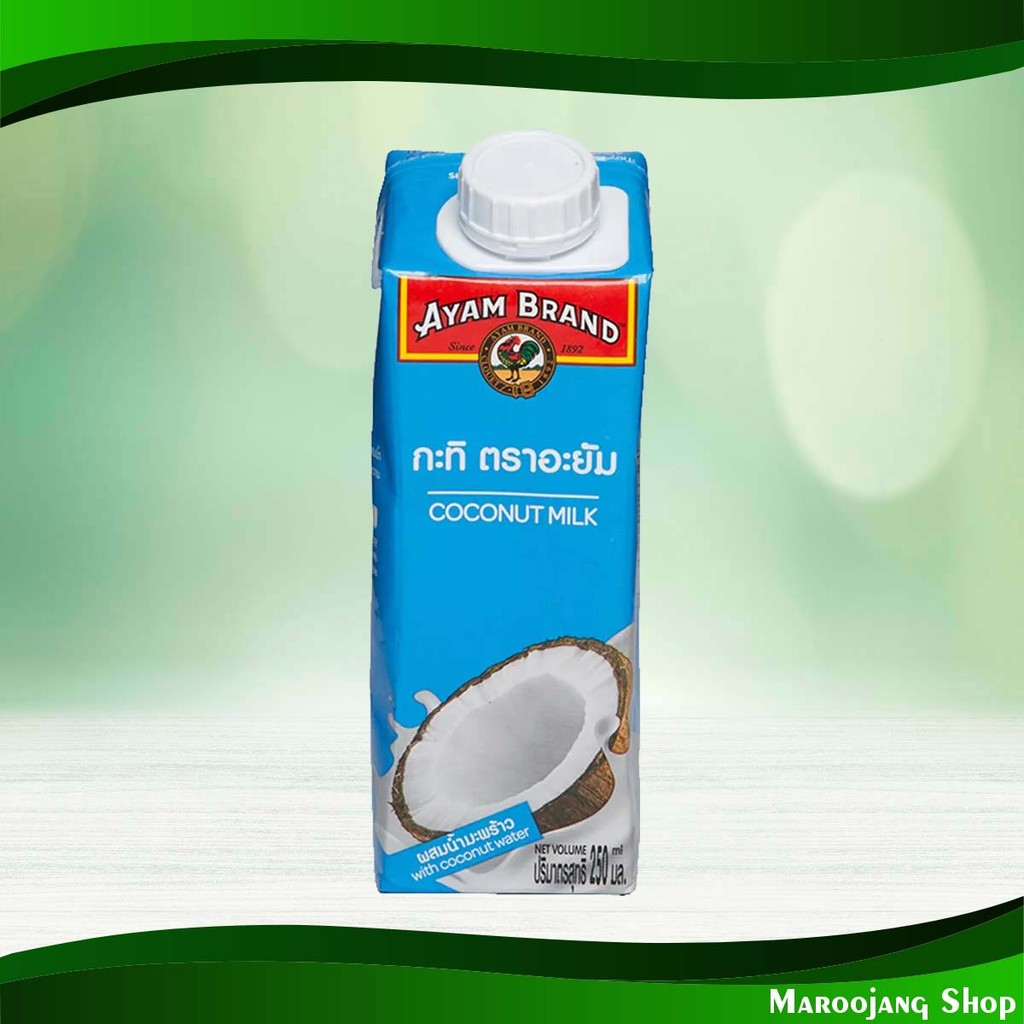 กะทิ อะยัม 250 มล. Coconut Milk Ayam