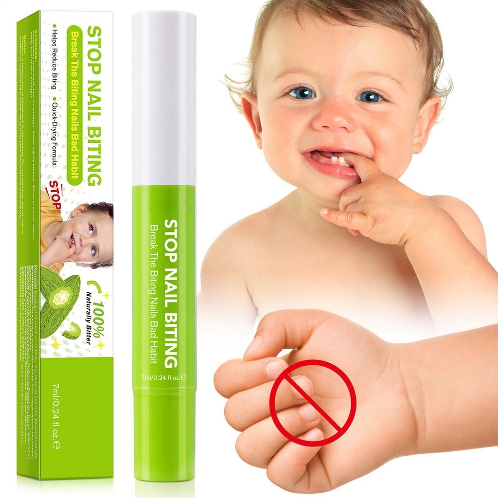 7ml เล็บกัดปากกา Soothing สําหรับเด็กหยุดนิ้วมือกัด Habits Bitter Stop Sucking Habit สําหรับวัยรุ่นเ
