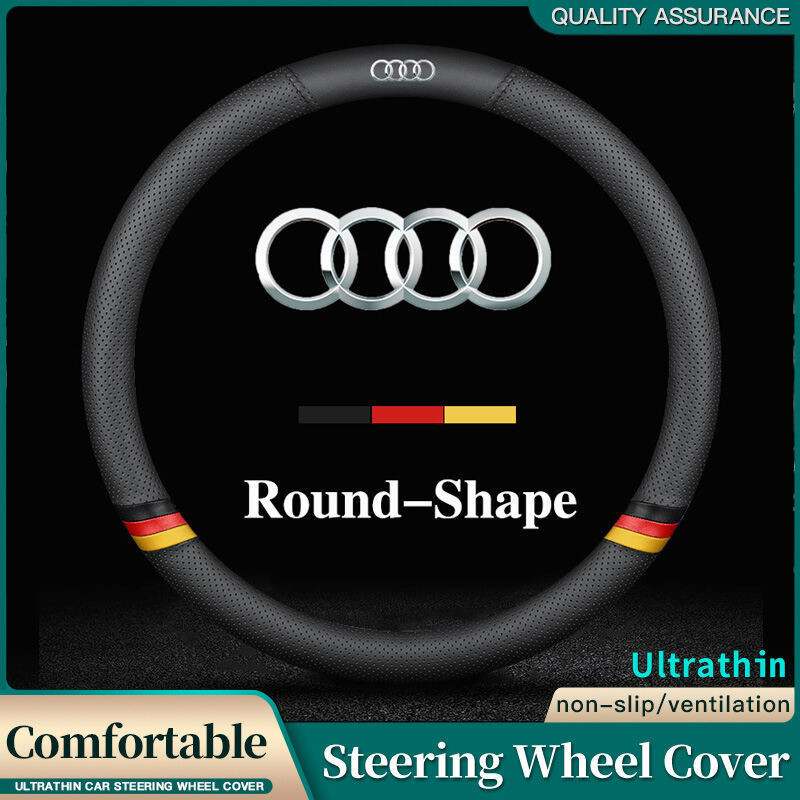 NewAudiหนังพวงมาลัยสําหรับAudi A1 A3 A4 A5 A6 A7 A8 Q2 Q3 Q5 Q7 2020 2021 2022 2023 Ultra-Thin Breat