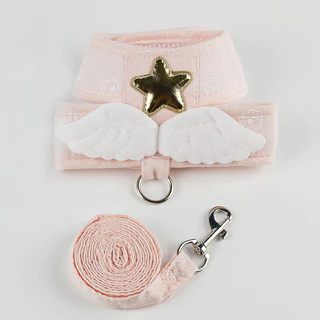 Angel Wings สายจูงสัตว์เลี้ยง Cat Anti-breakaway เสื้อกั๊กสไตล์สายจูงสุนัขลูกแมว Outing Supplies