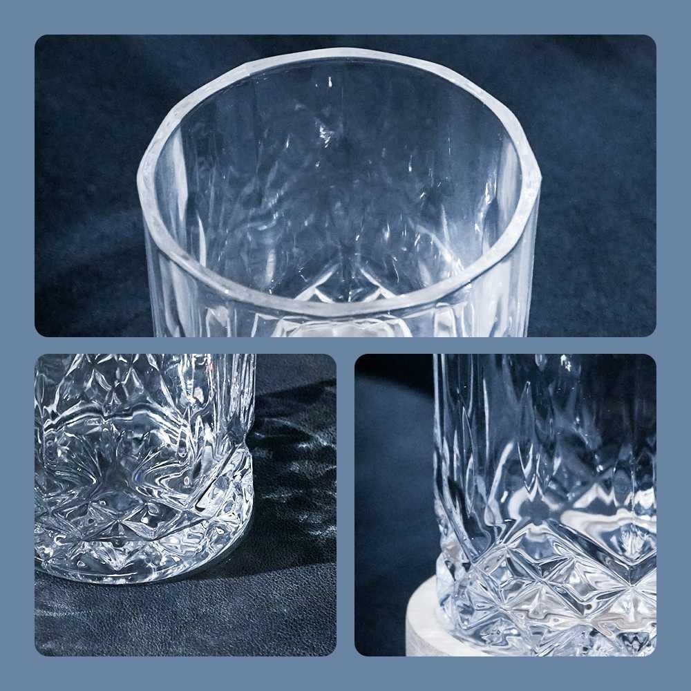 LCMNCLL Old Fashion Rock Glass Whisky Cocktail Glass 300ml - YJ104