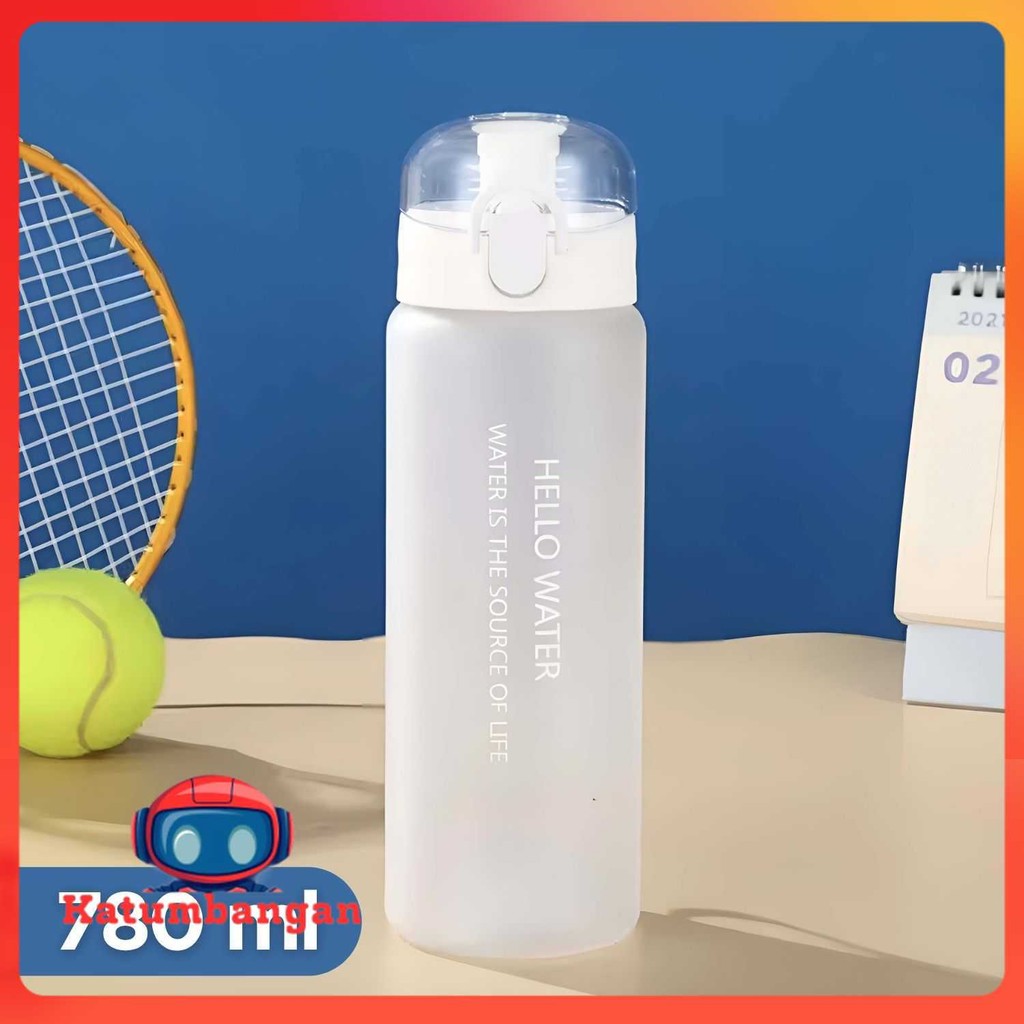 POHAN ขวดน้ําพลาสติกสปอร์ต 780ml - JY0012