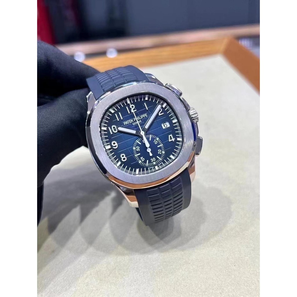 PP.Patekes Philippesee AQUANAUT Rose Gold Automatic Mechanical Watch Male Grenade 5968G-001