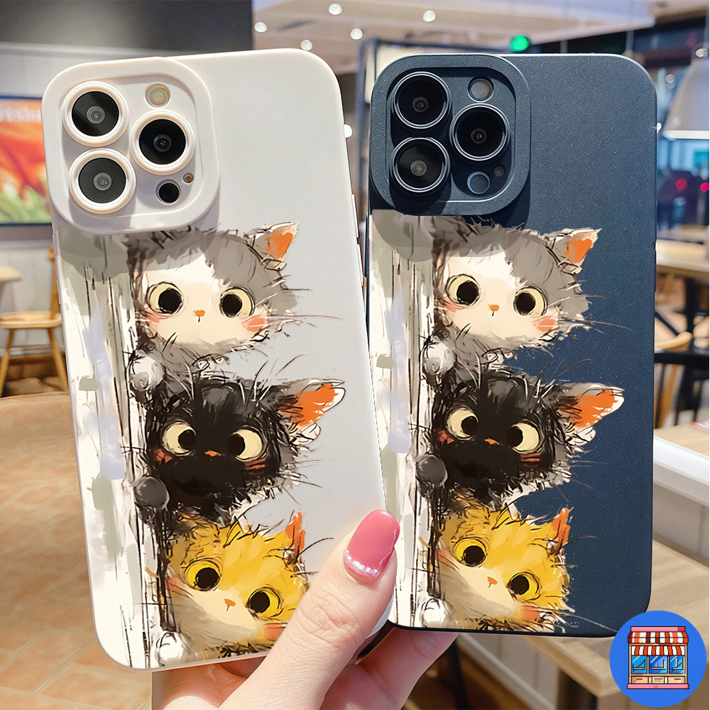 จัดส่งในพื้นที่ เคสโทรศัพท์มือถือTPU มีน้ำค้างแข็ง For VIVO V29 S7 Y75 V25 V25E Y200 Y200E Y10 Y15A 