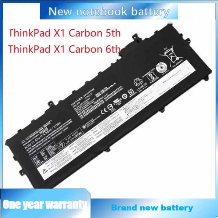 original batterySupstone 01AV430แท้ 01AV431 01AV494แบตเตอรี่แล็ปท็อปสำหรับ Lenovo ThinkPad X1 Carbon