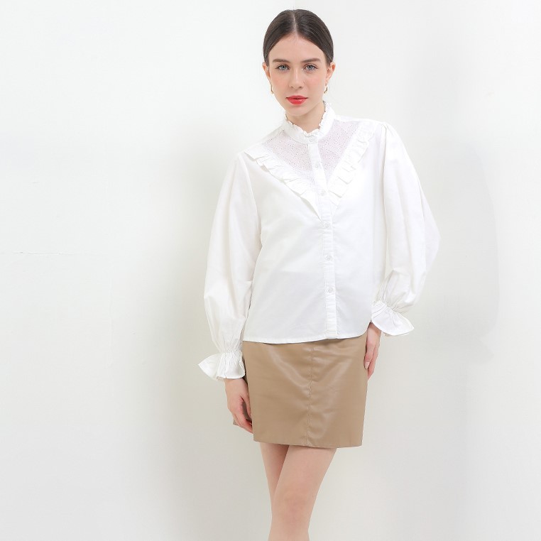 เสื้อ KEMEJA X EIGHT Reeva - เสื้อ Ruffle Kreh
