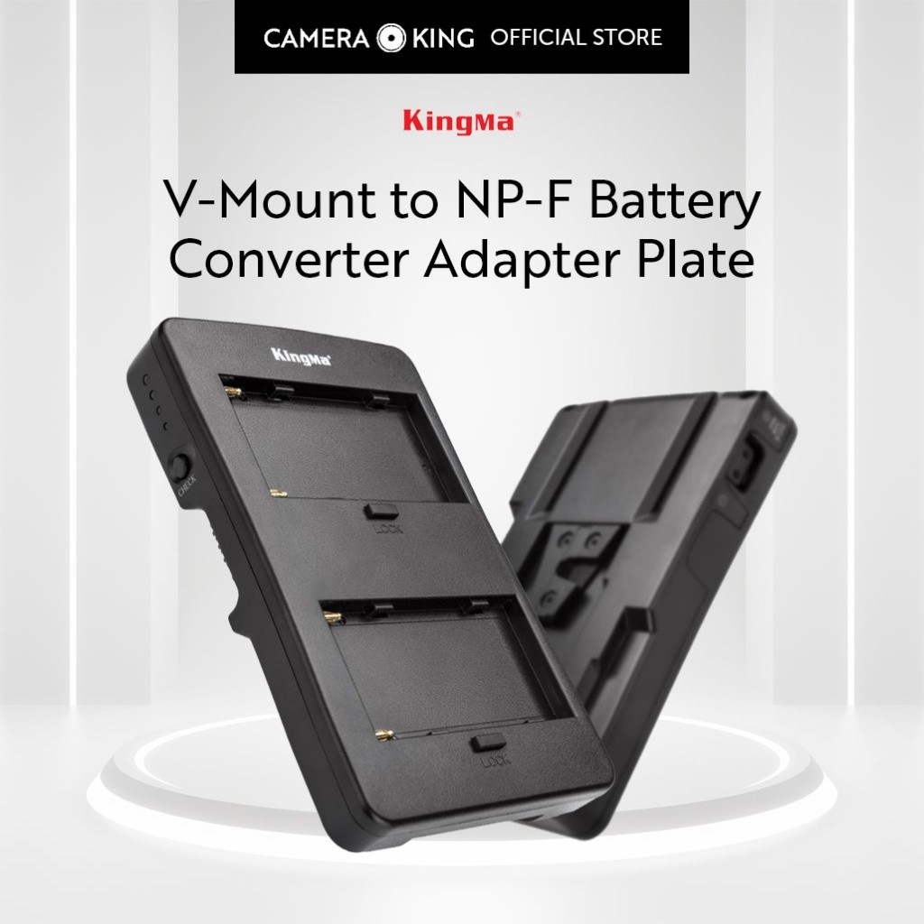 [KingMa] แผ่นอะแดปเตอร์แปลงแบตเตอรี่ชนิด VMount เป็น NPF