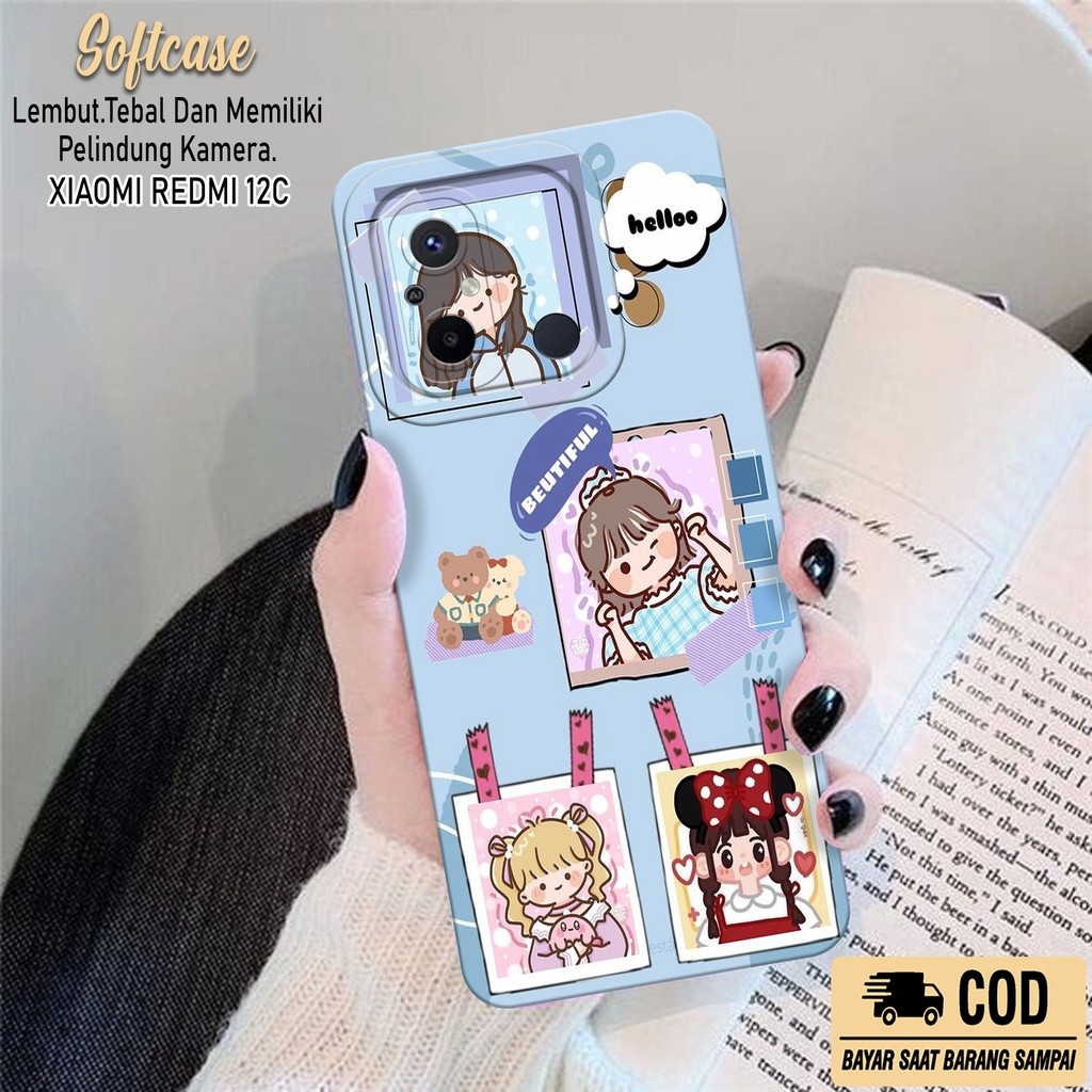 HP เคสโทรศัพท์ Xiaomi Redmi 12C ใหม่ล่าสุด - เคส Xiaomi Redmi 12C Softcase - เคส Xiaomi Redmi 12C - 