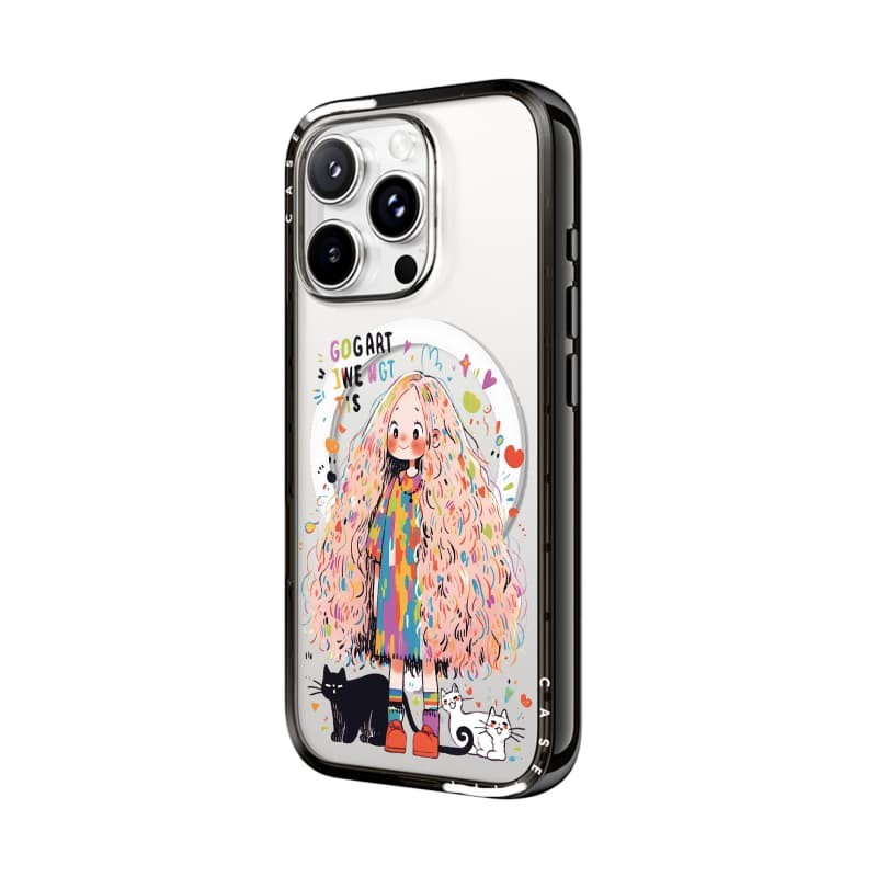 CASECASE X Shiny girl Case Compact Clear Hard Case สําหรับ Apple IPhone 17 Pro Max 17Air 16 Pro Max 15 Pro Max 14 Pro Max 13 Pro Max พร้อมกล่อง - รูปที่ 3