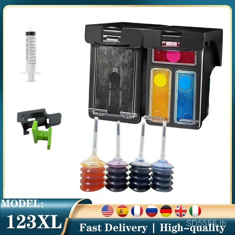 123XL สําหรับ hp 123 hp123 Deskjet 2620 ตลับหมึกสําหรับ HP123 Deskjet 2630 2632 2130 2132 2134 Offic