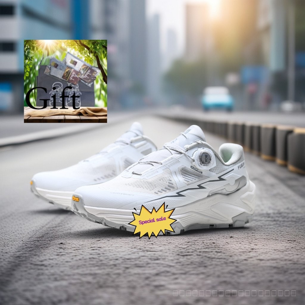 Kailas Fuga EX3 BOA รองเท้าผู้ชายหนาSoled Cushioning รองเท้าวิ่งกลางแจ้ง