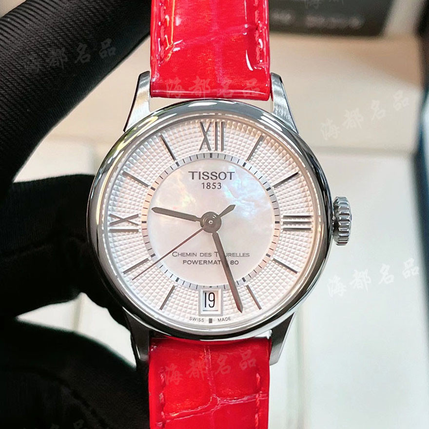 Tissot Tissot Tissot Tissot Series นาฬิกาข้อมืออัตโนมัตินาฬิกาสุภาพสตรี 32 มม