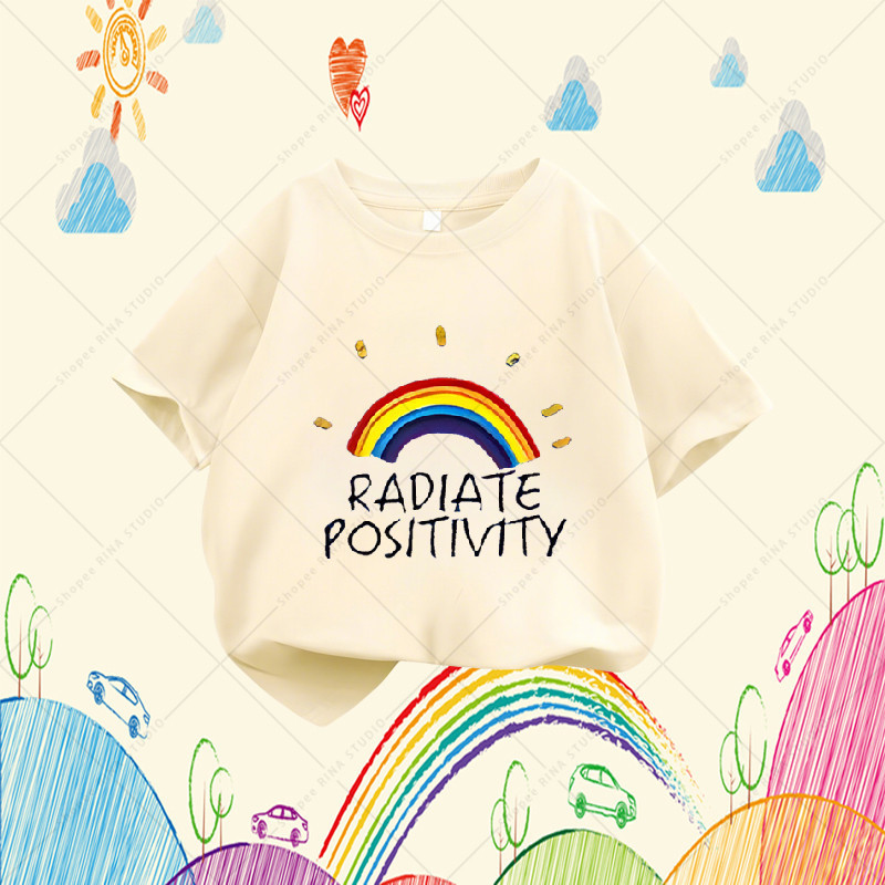 เสื้อยืดเด็ก family Set ชุดพ่อแม่ลูก เสื้อยืดคอกลม T8