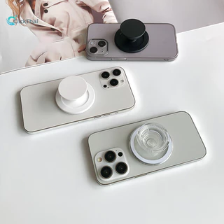 ที่ตั้งโทรศัพท์ แท่นวางมือถือ Universal mobile stand ขาตั้งแม่เหล็กแบบยืดหดได้ เบาะลมพับได้ โปร่งใส