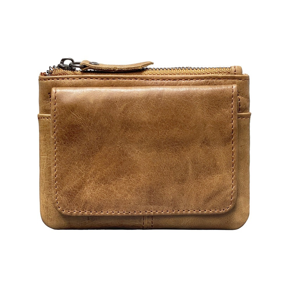 BLANKZO กระเป๋าสตางค์หนังแท้เล็ก.Compact RFID สำหรับเหรียญและบัตรหลายใบ - รูปที่ 5