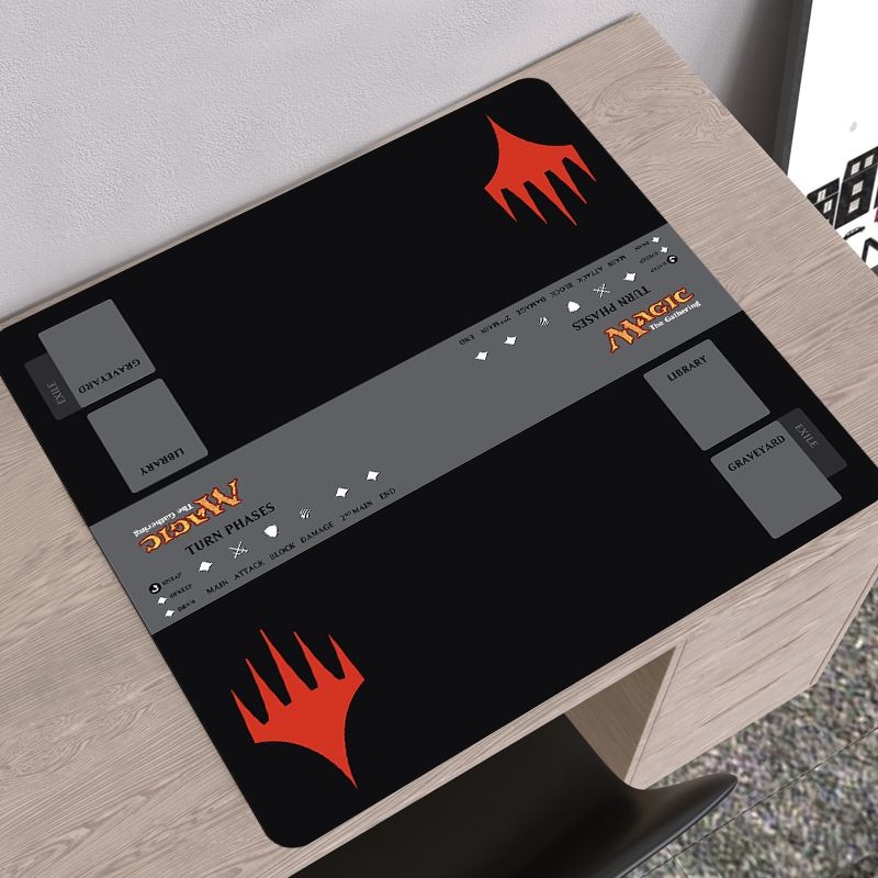 Magic The Gathering MTG Playmattop เกม Duel Mat สําหรับผู้เล่นสองคน, การ์ด TCG Battle Arena Mat พร้อ