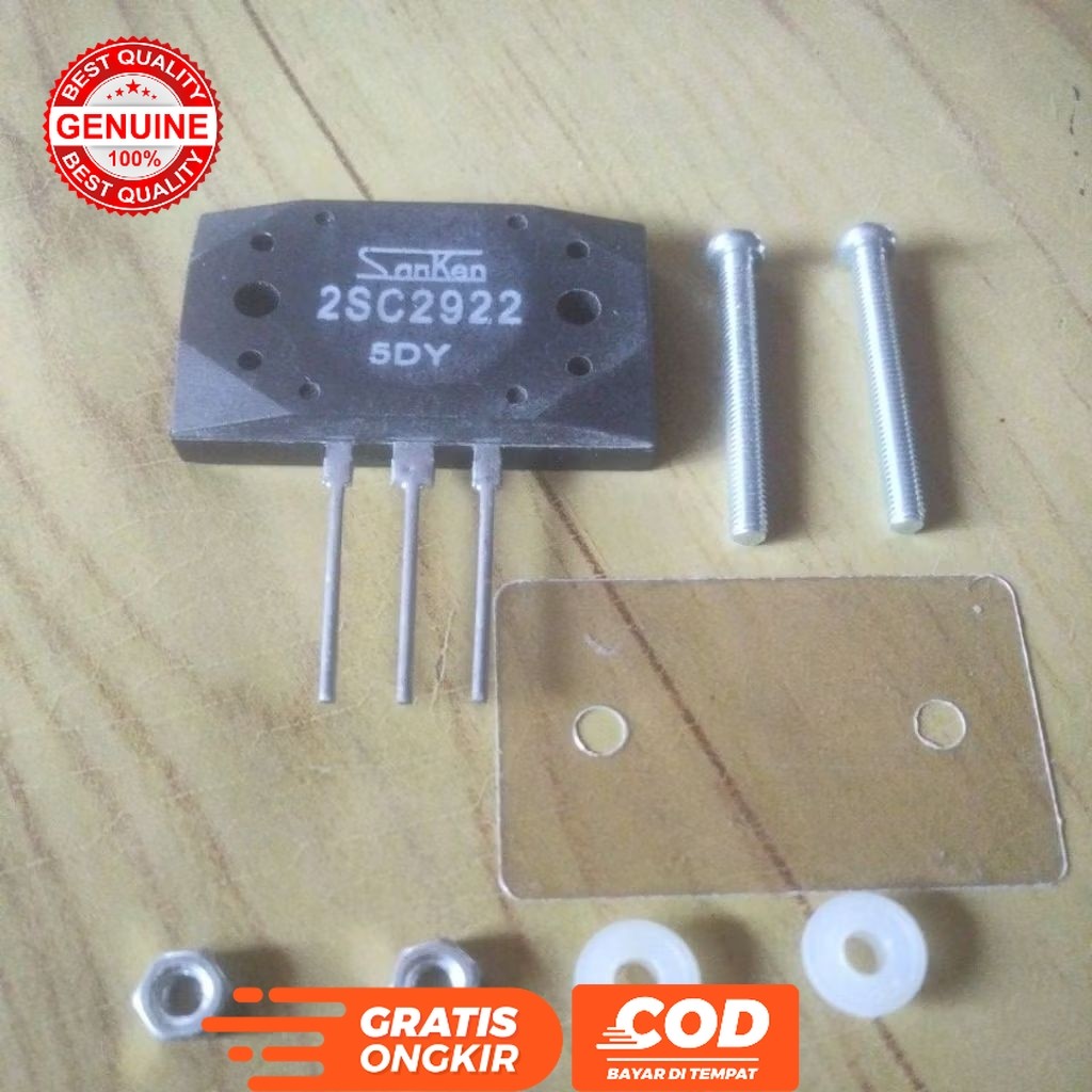 TR FINAL SANKEN 2SC2922 5DY SC 2922 PLUS MICA NUT BOLT BUSHING