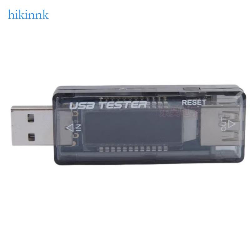 HIKI Performances USB Power Tester USB Multimeter สําหรับการตรวจสอบแรงดันไฟฟ้าปัจจุบันทุกสภาพการเดิน