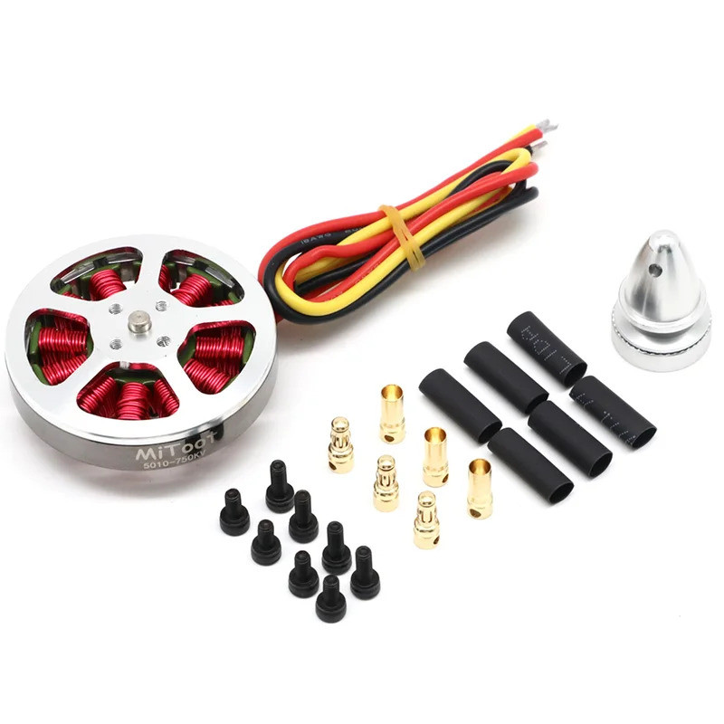 Mitoot 5010 360KV / 750KV มอเตอร์ไร้แปรงแรงบิดสูงสําหรับ Rc MultiCopter / QuadCopter / เครื่องบินหลา