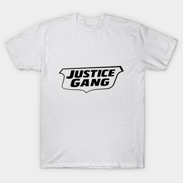 เสื้อยืด แท้ Cotton 100% Justice Gang T-Shirt แขนสั้นคอกลม Unisex oversize เสื้อกีฬา