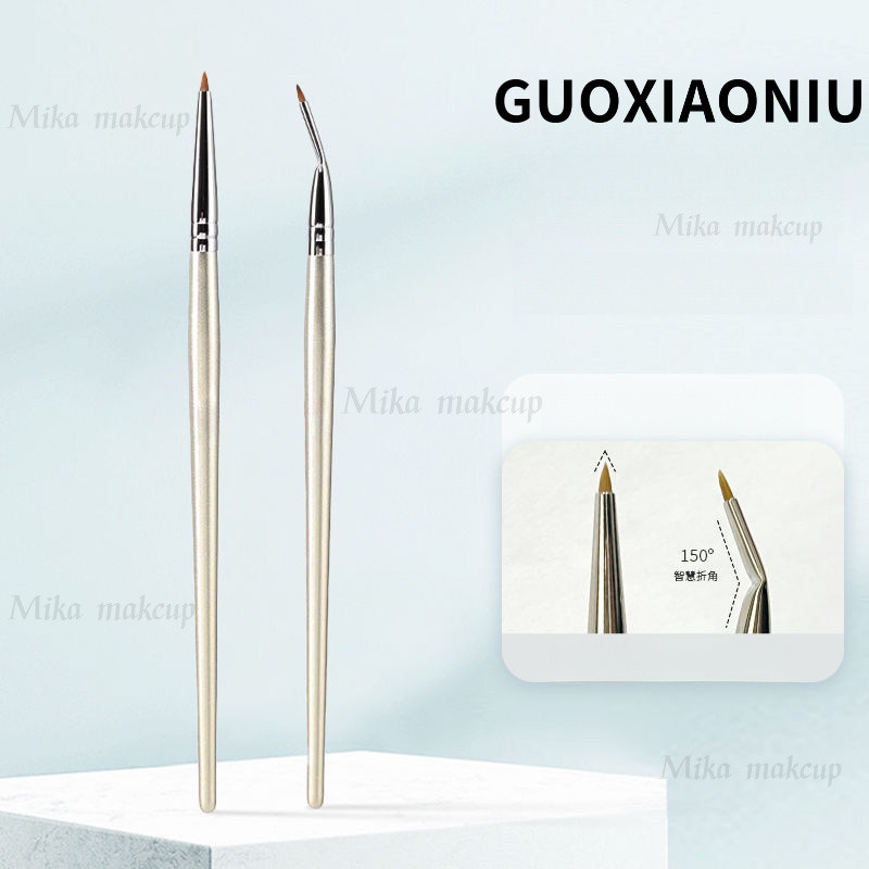 GUOXIAONIU อายไลเนอร์แปรงอายไลเนอร์แปรงขนแปรงนุ่มบาง ๆ