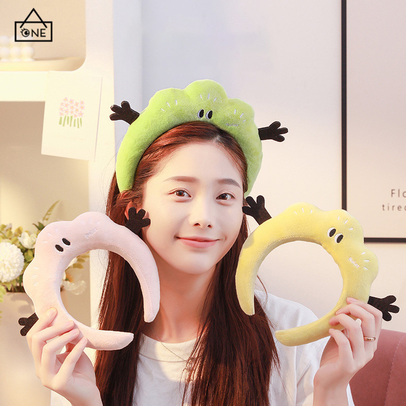 COD❤️ที่คาดผมลายเมฆน่ารักการ์ตูน ล้างหน้า แต่งหน้า ที่คาดผมแฟชั่น สาว-a.one