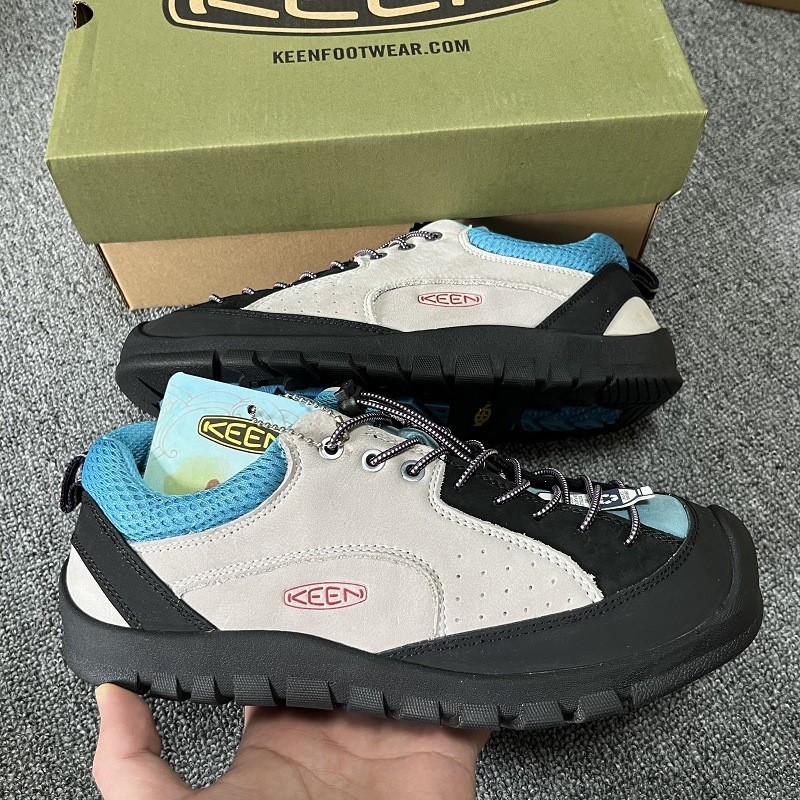 Koen KEEN Second-Generation ของแท้หนังกลางแจ้งคู่รองเท้าขนาดใหญ่ Anti-slip One-Pedal เดินป่ารองเท้าเดินป่าอินเทรนด์ All-Match XK