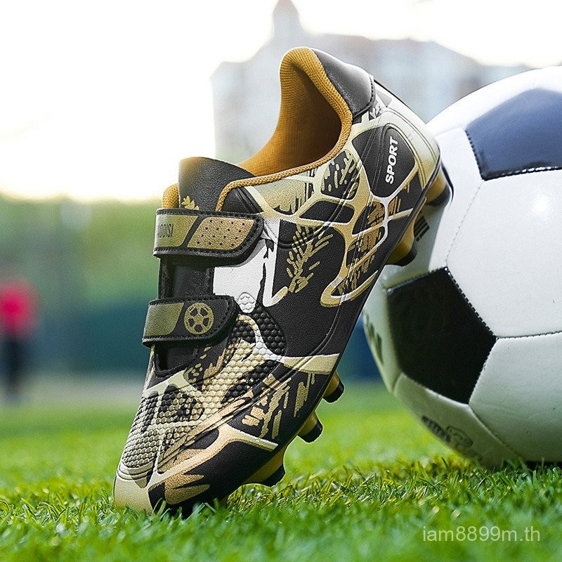 รองเท้าฟุตบอลนักเรียนประถม รองเท้าฝึกซ้อมพื้นมแบน ขอบต่ำ สวมใส่ได้ทั้งชายและหญิง