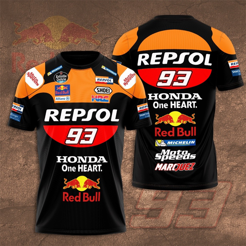 Marc Márquez 93 Racing MotoGP เสื้อยืดผู้หญิงแขนสั้น