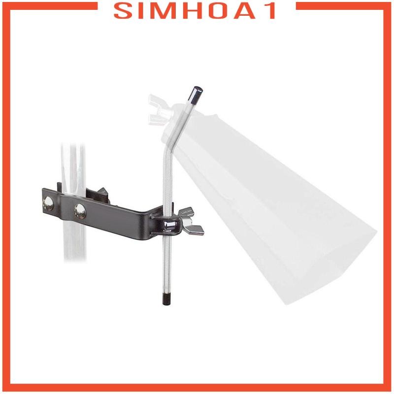 [Simhoa1] Cymbal Arm Mounting Bracket Cattle Bell Extension Frame สําหรับชิ้นส่วนเปลี่ยนกลอง