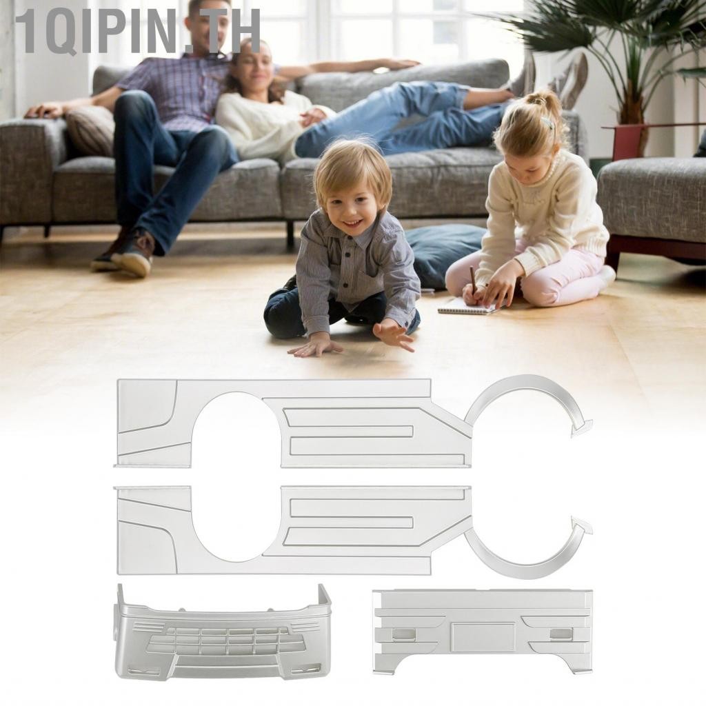 1qipin.th RC Wide Body Kit พลาสติก ABS สำหรับ WPL D12 ชุดดัดแปลงรถบรรทุกพร้อมรถบรรทุกไขควง 1 X (สีแด