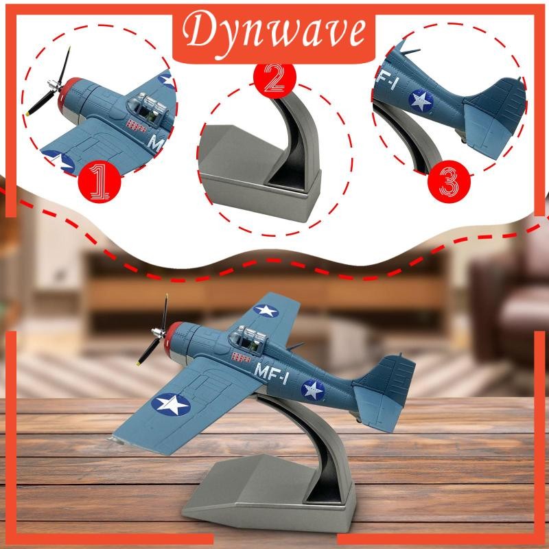 [Dynwave] 1/72 Scale Diecast Fighter Plane Model Aviation Commemorative Collection พร้อมขาตั้งสําหรั
