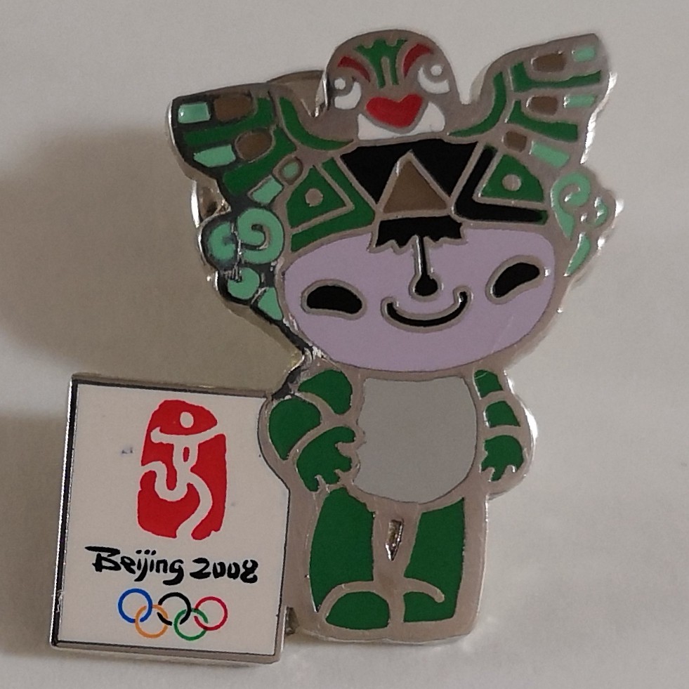 Beijing 2008 Olympic Badge Fuwahui Emblem Nini Badge ของที่ระลึก