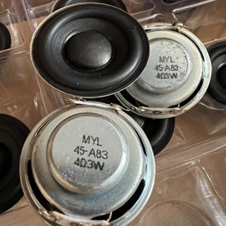 ดอกลำโพงฟูลเรนจ์ 1.75 นิ้ว 45mm ขอบยาง วอยซ์คอยล์คู่ 4Ω 3W เ…