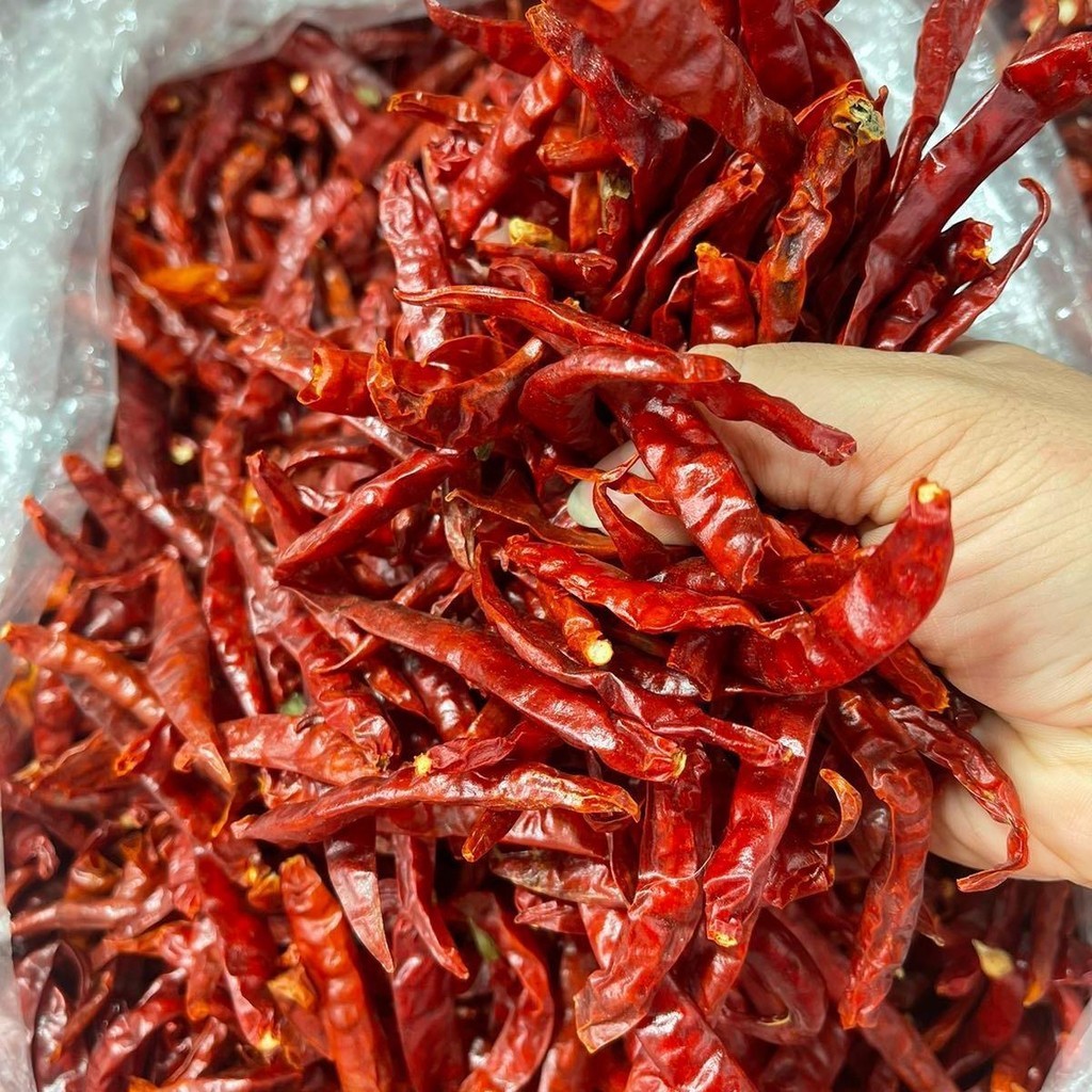 (เด็ดแท้) พริกจินดาอินเดีย  ขนาด 2 กิโลกรัม