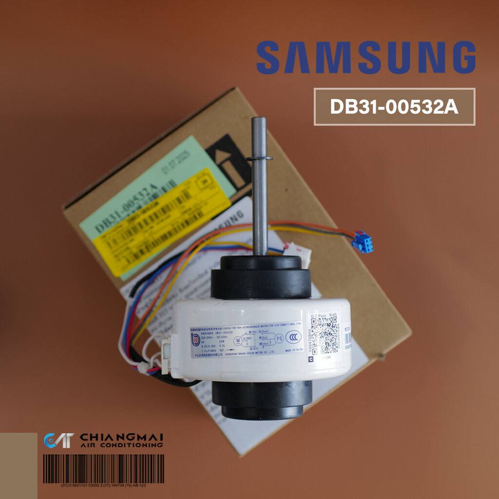 DB31-00532A มอเตอร์แอร์ Samsung มอเตอร์แอร์ซัมซุง มอเตอร์คอยล์เย็น Y4S476B04 28W. อะไหล่แอร์ ของแท้ศูนย์